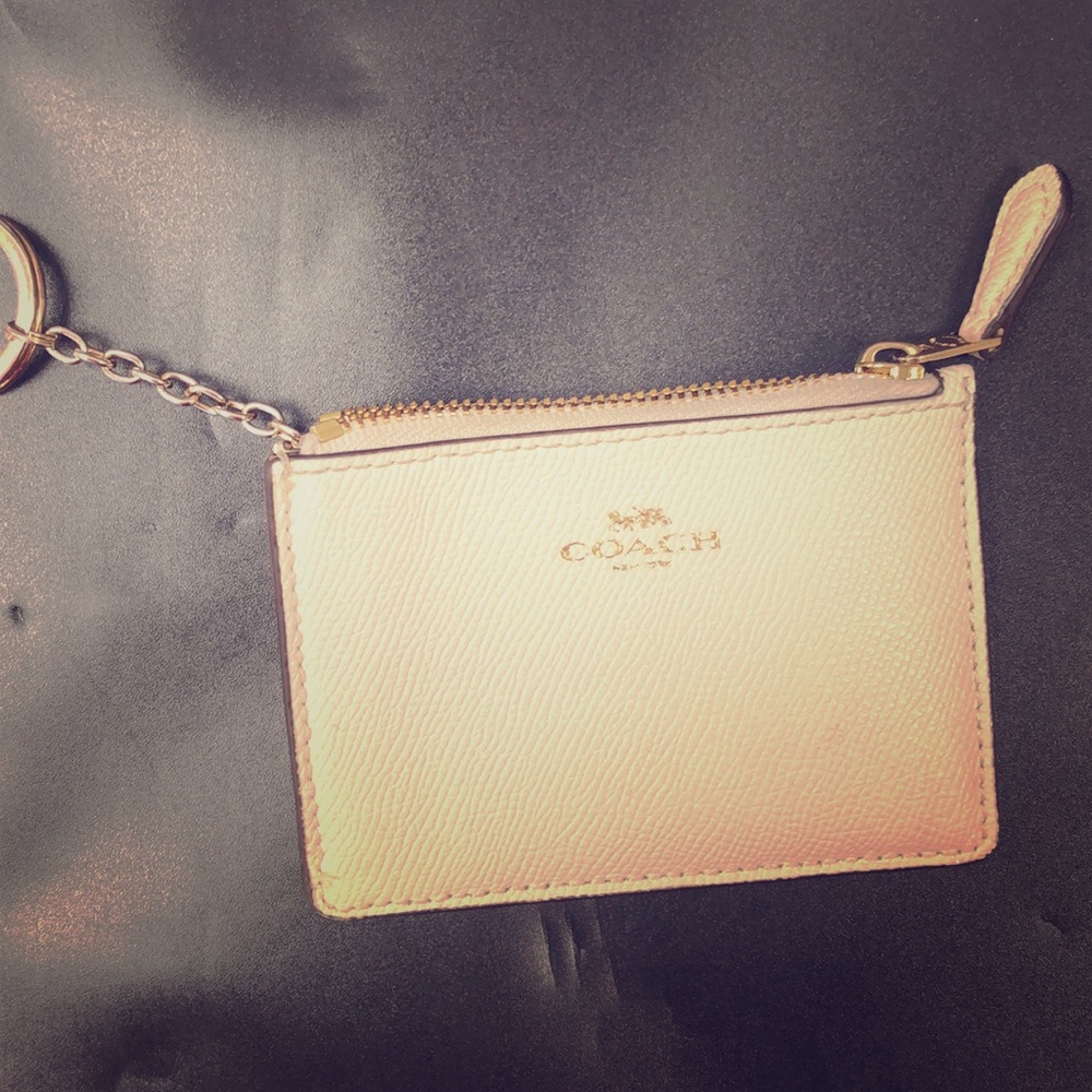 Authentic Coach keychain ID wallet